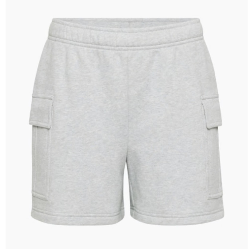 COZY FLEECE CARGO SWEATSHORT